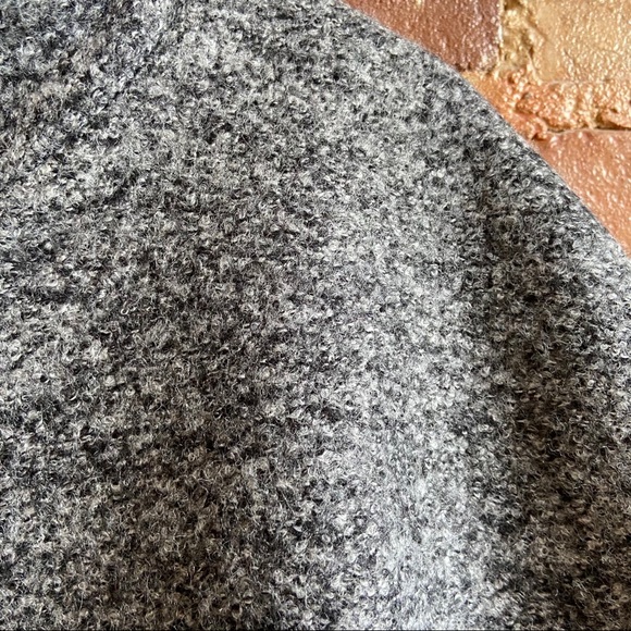 Theory Funnel Neck Wool Coat - Picture 9 of 11